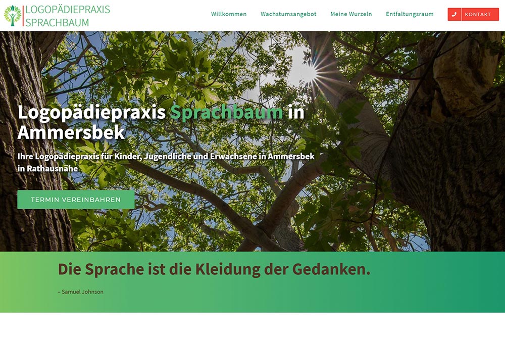 Referenz-Logopädiepraxis-Sprachbaum